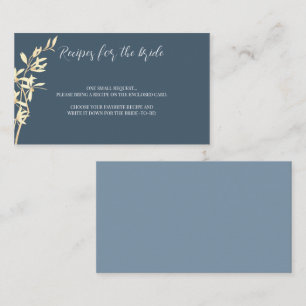 Carte De Correspondance Demande de recette pour Symphonie florale intempor