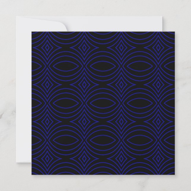 Carte De Correspondance Diamond Eyes Moderne Pop Art Abstrait (Devant)