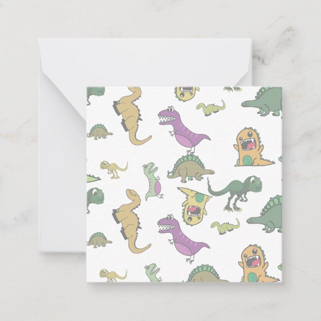 Carte De Correspondance Dinosaure (Devant)