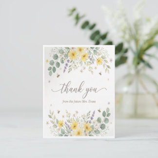Carte De Correspondance Douche de mariée