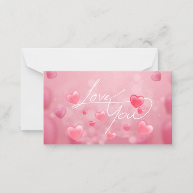 Carte De Correspondance Doux Amour  (Devant)