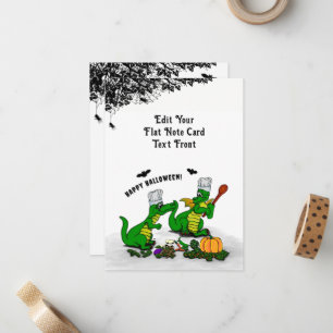 Carte De Correspondance Dragons - Joy Halloween ! Aujourd'hui je vais cuis