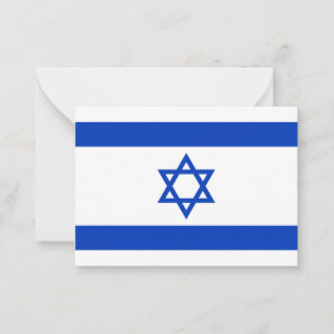 Carte De Correspondance Drapeau Israël