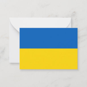Carte De Correspondance Drapeau ukrainien