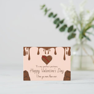 Carte De Correspondance Drôle J'Aime Le Chien Pet Valentines Jour Vacances