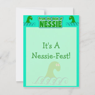 Carte De Correspondance Du bureau de Nessie !