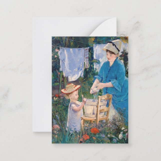 Carte De Correspondance Edouard Manet - Blanchisserie (Devant)