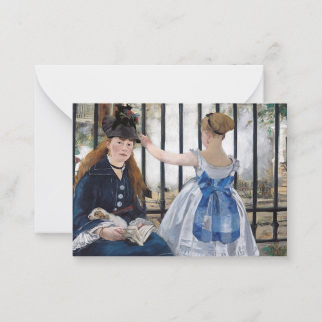 Carte De Correspondance Edouard Manet - Le Chemin De Fer (Devant)