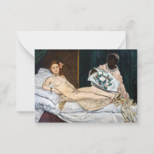 Carte De Correspondance Edouard Manet - Olympia