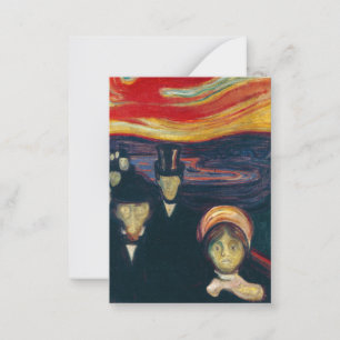 Carte De Correspondance Edvard Munch - Anxiété