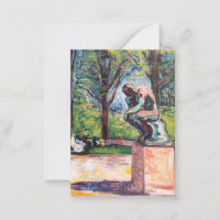 Edvard Munch - Le penseur de Rodin