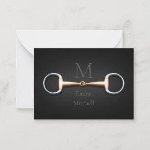 Carte De Correspondance Eggbutt Snaffle Bit Equestrimed