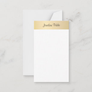 Carte De Correspondance Élégant design stylisé de script stylisé