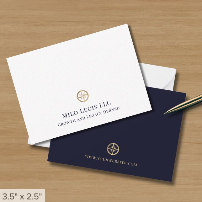 Carte De Correspondance Élégant logo professionnel Gold (Créateur téléchargé)