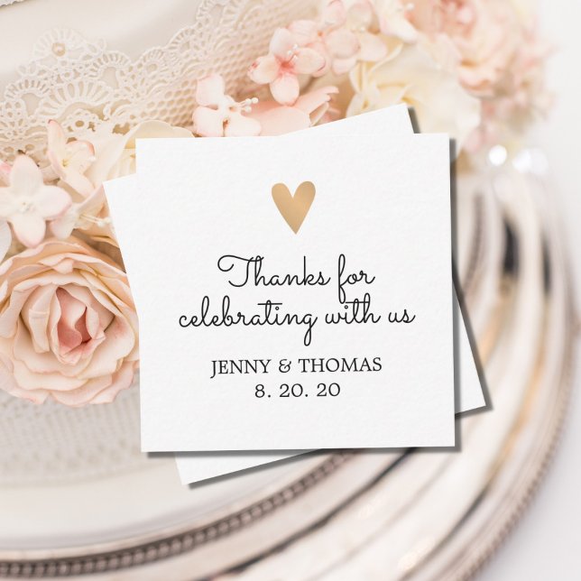 Carte De Correspondance Élégant Merci Mariage propre (Créateur téléchargé)