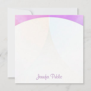 Carte De Correspondance Élégant nom de calligraphie Script Monogramme Modè