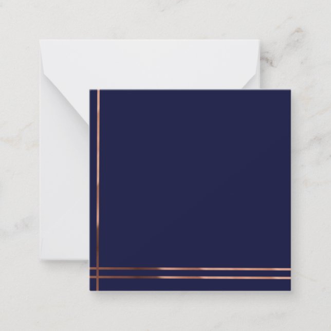 Carte De Correspondance élégant style floral (Devant)
