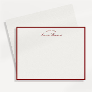 Carte de correspondance élégante et moderne avec b