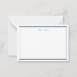Carte de correspondance élégante et pastel aérée