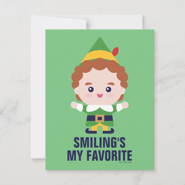 Carte De Correspondance Elf the Movie | Cute Buddy (Devant)