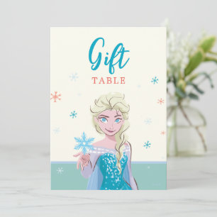 Carte De Correspondance Elsa de Disney de Filles congelées Anniversaire
