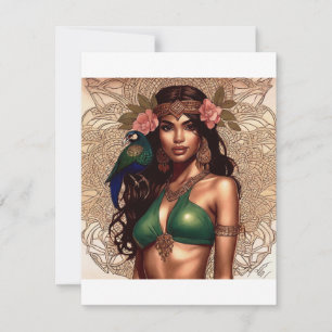 Carte De Correspondance Emerald Shimmer