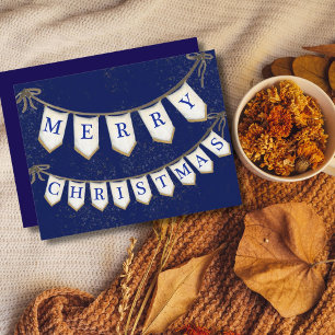 Carte De Correspondance Entreprise Joyeux Pendentif de Noël avec des vache