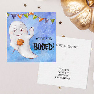 Carte De Correspondance Entreprise Vous avez été réservé Halloween