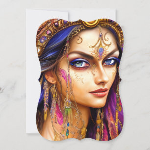 Carte De Correspondance Étonnamment réaliste Lady Triptych