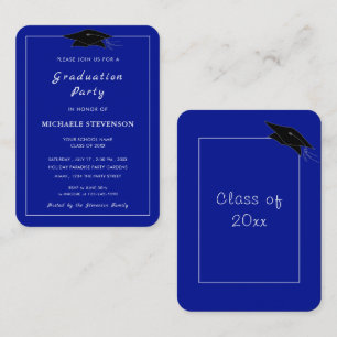 Carte De Correspondance Exemple d'invitation de remise de diplômes avec vo