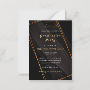 Carte De Correspondance Exemple d'invitation de soirée de remise de diplôm