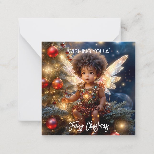 Carte De Correspondance Fairy Christmas Magique (Devant)