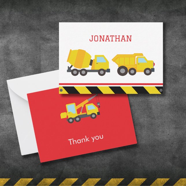 Carte De Correspondance Fête de la construction merci (Créateur téléchargé)