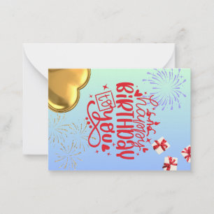Carte De Correspondance Fêtez-vous