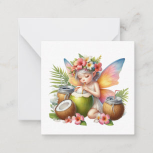 Carte De Correspondance Fiche Imaginaire Fairy