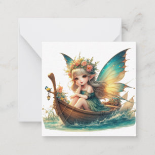 Carte De Correspondance Fiche Imaginaire Fairy