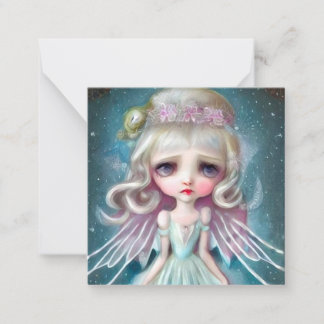 Carte De Correspondance Fille Blonde Surréalisme Pop