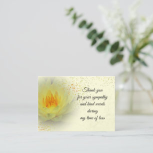 Carte De Correspondance Fleur Lily D'Eau Au Printemps