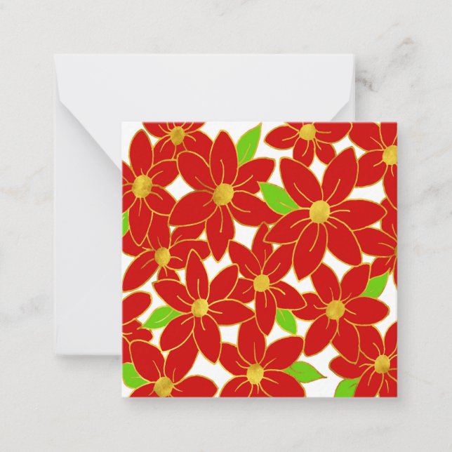 Carte De Correspondance Fleurs de vacances 2 (Devant)