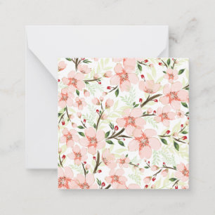 Carte De Correspondance Fleurs roses
