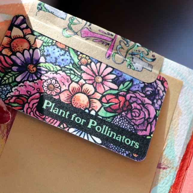 Carte De Correspondance Flore Bouquet Fleur de printemps (Créateur téléchargé)