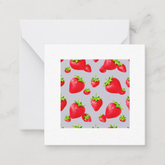 Carte De Correspondance Fraise