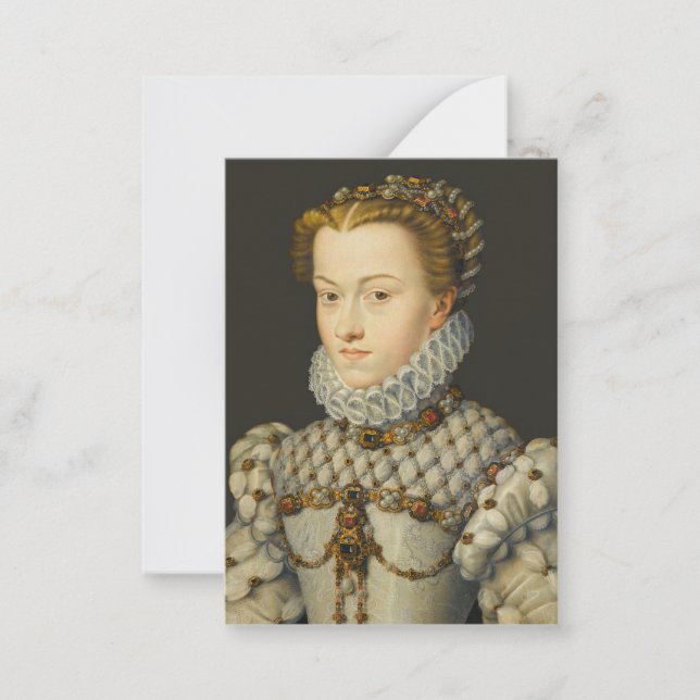 Carte De Correspondance Francois Clouet - Elisabeth d'Autriche (Devant)