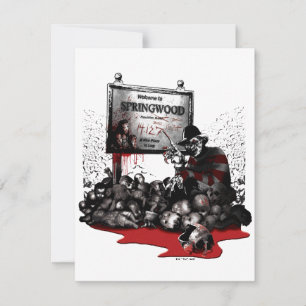 Carte De Correspondance Freddy contre Jason Bienvenue à Springwood