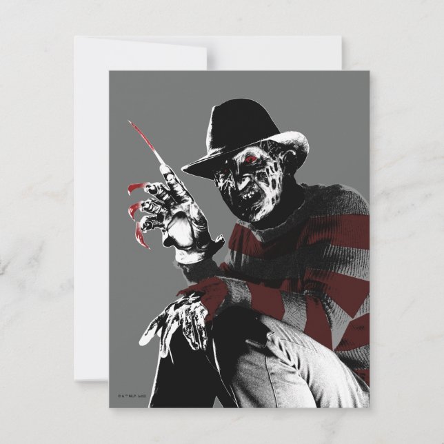 Carte De Correspondance Freddy contre Jason | Freddy Seeing Red (Devant)