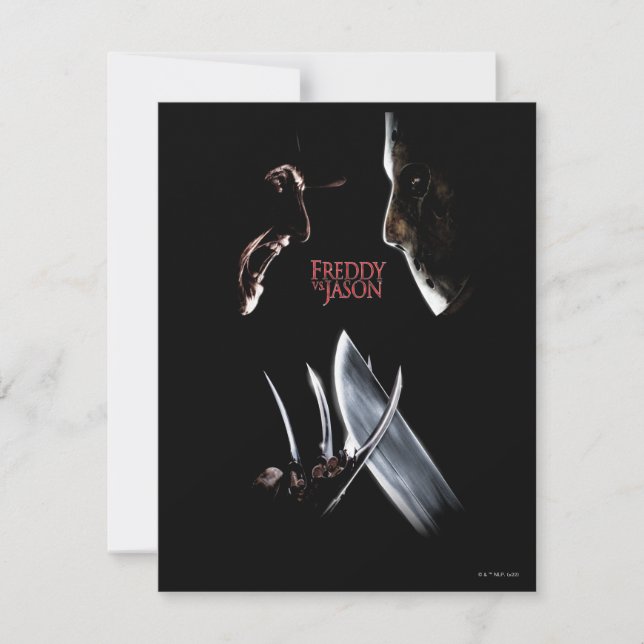 Carte De Correspondance Freddy vs. Jason | Affiche de cinéma (Devant)