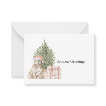 French Bulldog Holiday Card