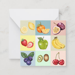 Carte De Correspondance Fruit