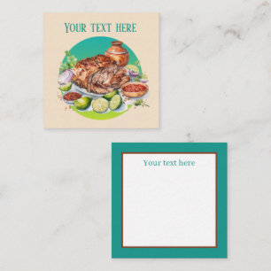 Carte De Correspondance Fun Mexican food ajouter