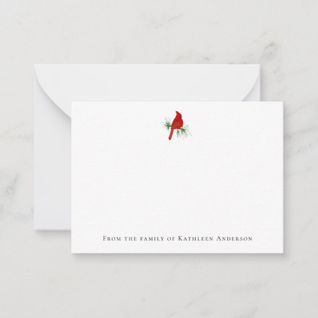 Carte De Correspondance Funérailles du cardinal rouge (Devant)